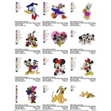 Collection Mickey And Friends Embroidery Designs 02